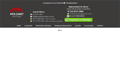 Desktop Screenshot of moldartescadas.com.br